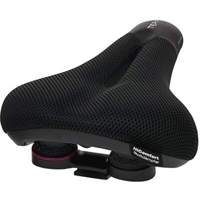 TERRY Fisio ClimaVent Gel Woman Sattel mit Light FeC Stahl-Gestell und ClimaVent Obermaterial in der Farbe Schwarz, Sitzbreite: 9cm 12cm, 423 003 75 TERRY Fisio ClimaVent Gel Woman Sattel mit Light FeC Stahl-Gestell und ClimaVent Obermaterial in der Farbe Schwarz, Sitzbreite: 9cm 12cm, 423 003 75