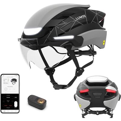 Lumos Ultra E-Bike Smart Helm NTA 8667 Zertifiziert LED-Leuchten vorne & hinten einziehbarer Gesichtsschutz App-gesteuert E-Bike, Roller, Radfahren, Fahrrad Erwachsene, Herren und Damen Lumos Ultra E-Bike Smart Helm NTA 8667 Zertifiziert LED-Leuchten vorne & hinten einziehbarer Gesichtsschutz App-gesteuert E-Bike, Roller, Radfahren, Fahrrad Erwachsene, Herren und Damen