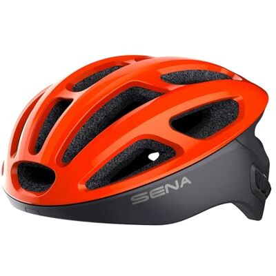 Sena R1 Smart Fahrradhelm (Electric Tangerine, S) Sena R1 Smart Fahrradhelm (Electric Tangerine, S)
