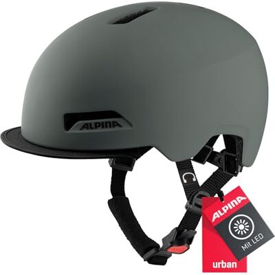ALPINA Brooklyn City-Fahrradhelm, Coffee-Grey matt, 52-57 cm ALPINA Brooklyn City-Fahrradhelm, Coffee-Grey matt, 52-57 cm