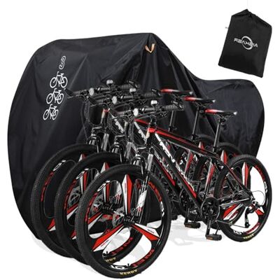 Aiskaer Fahrradabdeckung mit Schlossloch Reflektierende Sicherheitsschlaufen für 29er Mountainroad Elektrofahrrad Motorrad Cruiser Outdoor Aufbewahrung, wasserdicht, Anti-UV, robustes Ripstop-Material 210D Aiskaer Fahrradabdeckung mit Schlossloch Reflektierende Sicherheitsschlaufen für 29er Mountainroad Elektrofahrrad Motorrad Cruiser Outdoor Aufbewahrung, wasserdicht, Anti-UV, robustes Ripstop-Material 210D