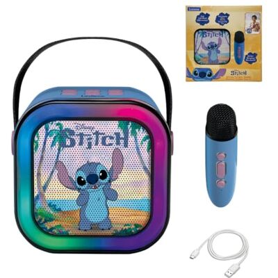 Lexibook , Stitch, Karaoke-Lautsprecher, BTC020DLXB Kabelloses Mikrofon, Lichteffekte, gelb Lexibook , Stitch, Karaoke-Lautsprecher, BTC020DLXB Kabelloses Mikrofon, Lichteffekte, gelb