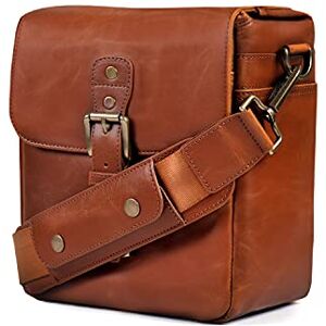 MegaGear MG1522 Kameratasche Kuriertasche aus Leder für Spiegellose, Sofortbild und DSLR Kameras Hellbraun MegaGear MG1522 Kameratasche Kuriertasche aus Leder für Spiegellose, Sofortbild und DSLR Kameras Hellbraun