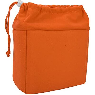 Generic wasserdichte Kameratasche mit Kordelzug, Gepolsterte Tasche für Outdoor-Fotografie, Dunkelblau (ORANGE) Generic wasserdichte Kameratasche mit Kordelzug, Gepolsterte Tasche für Outdoor-Fotografie, Dunkelblau (ORANGE)