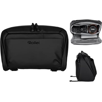 Rollei Fotoliner Ocean Slingbag S Kameratasche Fototasche Schultertasche klein Kamera Tasche Wasserdicht Bauchtasche für DSLR SLR Kamera Schwarz Kameratasche-Fototasche-Schultertasche-Kamera-Tasche Rollei Fotoliner Ocean Slingbag S Kameratasche Fototasche Schultertasche klein Kamera Tasche Wasserdicht Bauchtasche für DSLR SLR Kamera Schwarz Kameratasche-Fototasche-Schultertasche-Kamera-Tasche