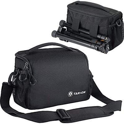 TARION Kameratasche Spiegelreflex SLR Tasche Kamera Umhängetasche mit Regenschutzhülle für Canon Nikon Sony SLR DSLR Kameras und Objektive TARION Kameratasche Spiegelreflex SLR Tasche Kamera Umhängetasche mit Regenschutzhülle für Canon Nikon Sony SLR DSLR Kameras und Objektive