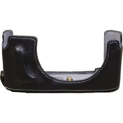 Generic Zakao M10 Kameratasche, echtes Leder, halbe Öffnung, Version mit Handschlaufe, Schutzhülle für Leica M10, Schwarz , Kosmetikkoffer Generic Zakao M10 Kameratasche, echtes Leder, halbe Öffnung, Version mit Handschlaufe, Schutzhülle für Leica M10, Schwarz , Kosmetikkoffer