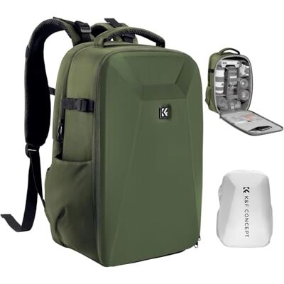 K&F CONCEPT Kamerarucksack Fotorucksack mit Hartschale Kameratasche K&F CONCEPT Kamerarucksack Fotorucksack mit Hartschale Kameratasche
