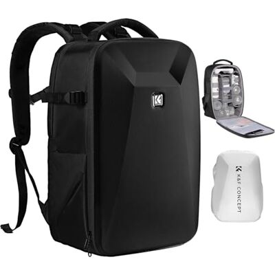 K&F CONCEPT Kamerarucksack Fotorucksack mit Hartschale Kameratasche K&F CONCEPT Kamerarucksack Fotorucksack mit Hartschale Kameratasche