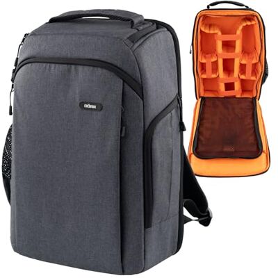 DÖRR Fotorucksack Prag Go 16L Grau, wasserdicht, 16-Zoll Laptopfach, DSLR DÖRR Fotorucksack Prag Go 16L Grau, wasserdicht, 16-Zoll Laptopfach, DSLR