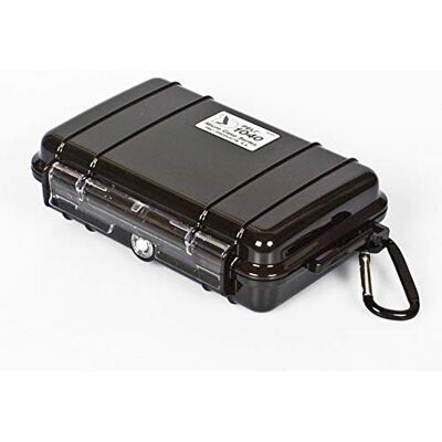 PELI 1040 Praktisches Micro Case für Kleine Gegenstände, IP67 Wasserdicht, 0,7L Volumen, Schwarz/Schwarze Gummieinlage, 1040-025-110E PELI 1040 Praktisches Micro Case für Kleine Gegenstände, IP67 Wasserdicht, 0,7L Volumen, Schwarz/Schwarze Gummieinlage, 1040-025-110E