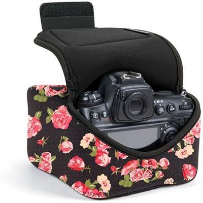 USA Gear DSLR-Kameratasche und Kameratasche mit Zoomobjektiv mit Neoprenschutz und Zubehöraufbewahrung, kompatibel mit Canon, Nikon, Sony, Olympus, Pentax und mehr USA Gear DSLR-Kameratasche und Kameratasche mit Zoomobjektiv mit Neoprenschutz und Zubehöraufbewahrung, kompatibel mit Canon, Nikon, Sony, Olympus, Pentax und mehr