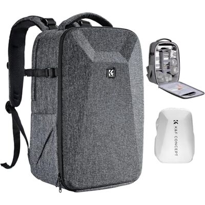 K&F CONCEPT Kamerarucksack Fotorucksack mit Hartschale Kameratasche K&F CONCEPT Kamerarucksack Fotorucksack mit Hartschale Kameratasche