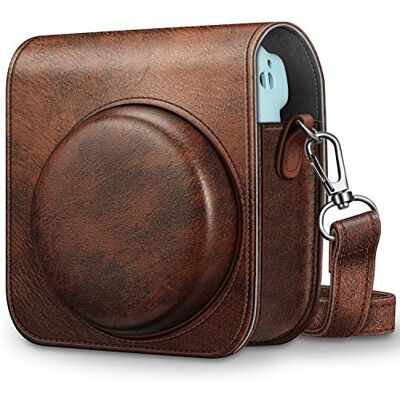 FINTIE Tasche für Fujifilm Instax Mini 11 Sofortbildkamera Premium Kunstleder Schutzhülle Reise Kameratasche Hülle Abdeckung mit abnehmbaren Riemen FINTIE Tasche für Fujifilm Instax Mini 11 Sofortbildkamera Premium Kunstleder Schutzhülle Reise Kameratasche Hülle Abdeckung mit abnehmbaren Riemen
