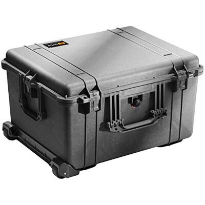 PELI 1620 Koffer, Transportbehälter für Film Equipment, IP67 Wasserdicht und Staubdicht, Schlagfest, 72L Volumen, Ohne Schaum, Schwarz PELI 1620 Koffer, Transportbehälter für Film Equipment, IP67 Wasserdicht und Staubdicht, Schlagfest, 72L Volumen, Ohne Schaum, Schwarz