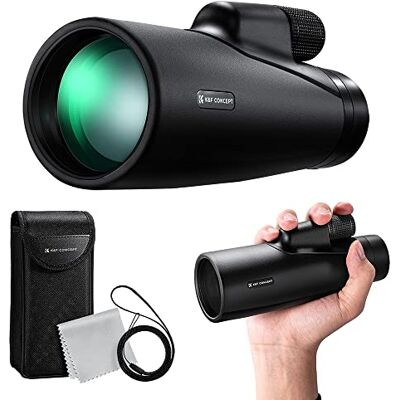 K&F CONCEPT 12 * 50 Monokular Teleskop HD Handy Fernrohr,BAK4 Prisma Monokular für Vogelbeobachtung Jagd Wandern Sternenbeobachtung und Sportveranstaltungen K&F CONCEPT 12 * 50 Monokular Teleskop HD Handy Fernrohr,BAK4 Prisma Monokular für Vogelbeobachtung Jagd Wandern Sternenbeobachtung und Sportveranstaltungen