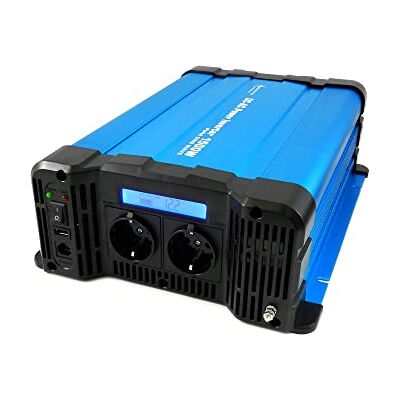 solartronics Spannungswandler FS1500D 12V 1500 Watt mit Display Wechselrichter 12v auf 230v Reiner Sinus LiFePO4/Lithium, Blei-, Gel oder AGM-Batterie kompatibel USB Fernbedienung optional solartronics Spannungswandler FS1500D 12V 1500 Watt mit Display Wechselrichter 12v auf 230v Reiner Sinus LiFePO4/Lithium, Blei-, Gel oder AGM-Batterie kompatibel USB Fernbedienung optional