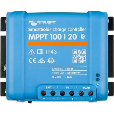Victron Energy SmartSolar MPPT 100V 20 Amp 12/24/48-Volt Solar Laderegler (Bluetooth) Bluetooth-Laderegler für Sonnenkollektoren Victron Energy SmartSolar MPPT 100V 20 Amp 12/24/48-Volt Solar Laderegler (Bluetooth) Bluetooth-Laderegler für Sonnenkollektoren