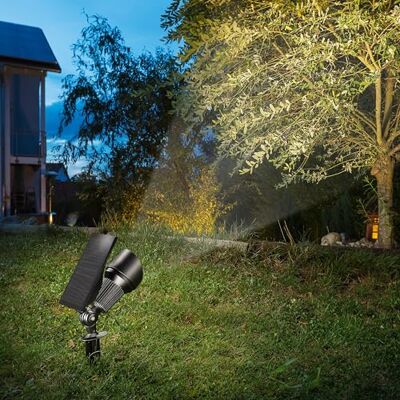 Esotec - Superspot Duo Color - 6500 K - 2800 K - Solarspotlicht Esotec - Superspot Duo Color - 6500 K - 2800 K - Solarspotlicht