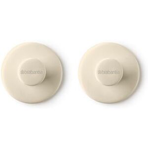 Brabantia Renew Handtuchhaken Ideal für Bad, Toilette oder Küche Hält bis zu 2 kg Mit oder Ohne Bohren Korrosionsbeständig Inkl. Befestigungsmaterial 2er Set Soft Beige Brabantia Renew Handtuchhaken Ideal für Bad, Toilette oder Küche Hält bis zu 2 kg Mit oder Ohne Bohren Korrosionsbeständig Inkl. Befestigungsmaterial 2er Set Soft Beige