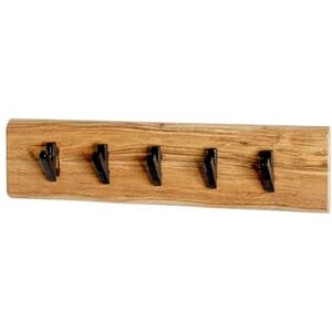 Haku Wandgarderobe - Massivholz, 5 Haken, Akazie - Wandmontage Haku Wandgarderobe - Massivholz, 5 Haken, Akazie - Wandmontage
