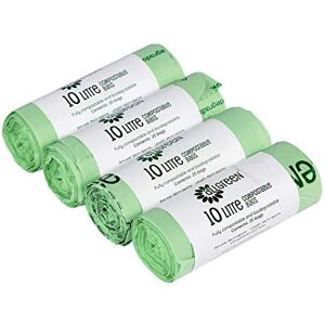 All-Green 10 Liter kompostierbarer BioBag Küchenmüllsack, 100 Müllsäcke All-Green 10 Liter kompostierbarer BioBag Küchenmüllsack, 100 Müllsäcke