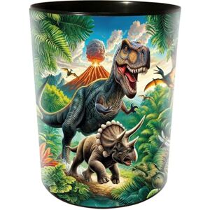 goldbuch 82 157 Papierkorb Vulkan, Mülleimer Dino, Abfalleimer Ø 25 cm, Höhe 30 cm, Behälter 12 Liter Fassungsvermögen, Papierbehälter für Kinder Motiv Dinosaurier, Müllbehälter bunt goldbuch 82 157 Papierkorb Vulkan, Mülleimer Dino, Abfalleimer Ø 25 cm, Höhe 30 cm, Behälter 12 Liter Fassungsvermögen, Papierbehälter für Kinder Motiv Dinosaurier, Müllbehälter bunt