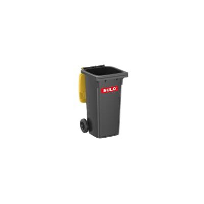 Sulo CITYBAC CLASSIC Mülltonne 120L Grau RAL7021, Deckel Gelb RAL1018 Sulo CITYBAC CLASSIC Mülltonne 120L Grau RAL7021, Deckel Gelb RAL1018