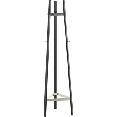 HAKU Möbel Kleiderständer - 9 Haken, 47x177 cm, Schwarz/Silber HAKU Möbel Kleiderständer - 9 Haken, 47x177 cm, Schwarz/Silber