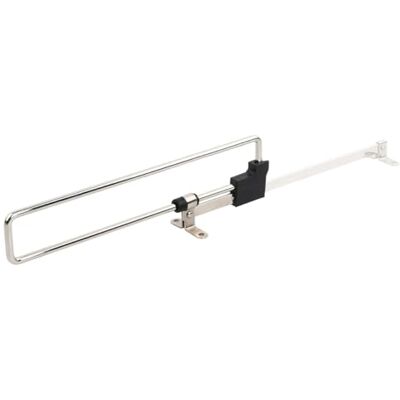 Amig Ausziehbare Kleiderstange Stahl Maße: 400 mm Silber Ausziehbarer Kleiderbügel Ideal für Schränke oder Umkleidekabinen Amig Ausziehbare Kleiderstange Stahl Maße: 400 mm Silber Ausziehbarer Kleiderbügel Ideal für Schränke oder Umkleidekabinen