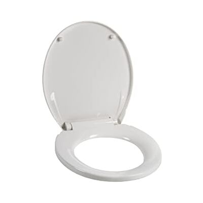 Cofan WC-Deckel Universal Maße 40,4 x 35,6 cm Modell Caddo Hergestellt aus weißem Polypropylen, antibakteriell Cofan WC-Deckel Universal Maße 40,4 x 35,6 cm Modell Caddo Hergestellt aus weißem Polypropylen, antibakteriell