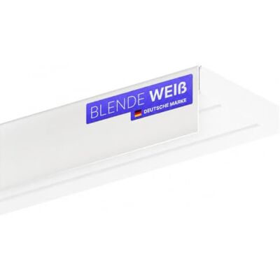 Bestlivings Blende für Gardinenschiene Weiß 6m Kunststoffblende Robust & flexibel, 5cm hoch, kürzbar, einfach aufschieben und fixieren, passend für alle Innenlaufschienen Bestlivings Blende für Gardinenschiene Weiß 6m Kunststoffblende Robust & flexibel, 5cm hoch, kürzbar, einfach aufschieben und fixieren, passend für alle Innenlaufschienen