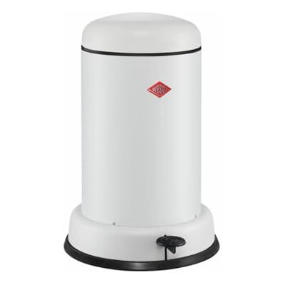 WESCO 134331-74 Baseboy 15 Abfalleimer in WEISS MATT mit 15 Liter Abfallvolumen und Fußtritt/Treteimer/Mülleimer WESCO 134331-74 Baseboy 15 Abfalleimer in WEISS MATT mit 15 Liter Abfallvolumen und Fußtritt/Treteimer/Mülleimer