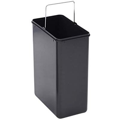 ARREGUI Step Bin CB705-BIN Ersatz Inneneimer aus Kunststoff mit Metallgriff, 15L, schwarz ARREGUI Step Bin CB705-BIN Ersatz Inneneimer aus Kunststoff mit Metallgriff, 15L, schwarz