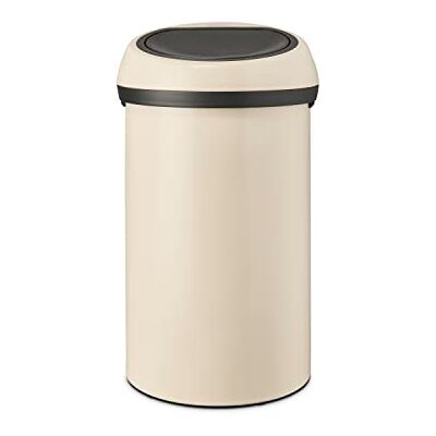Brabantia Touch Bin 60L Großer Mülleimer für die Küche Soft-Touch-Öffnung Entnehmbarer Inneneimer Rutschfest Einfaches Recycling Inklusive Müllbeutel Soft Beige 40 x 40 x 71 cm Brabantia Touch Bin 60L Großer Mülleimer für die Küche Soft-Touch-Öffnung Entnehmbarer Inneneimer Rutschfest Einfaches Recycling Inklusive Müllbeutel Soft Beige 40 x 40 x 71 cm