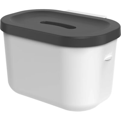 Rotho Komposteimer Jive Bio 3,2 L schwarzweiß Biomüll Abfalleimer Rotho Komposteimer Jive Bio 3,2 L schwarzweiß Biomüll Abfalleimer