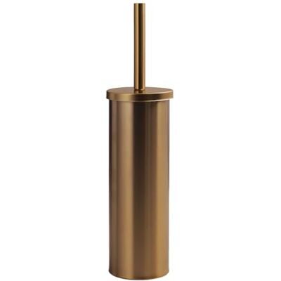 Gedy Taipei, WC-Bürste aus Edelstahl, WC-Bürste in Roségold, runde Basis mit schwarzen Borsten aus Nylon, Abnehmbarer Innenbecher für eine schnelle Reinigung Gedy Taipei, WC-Bürste aus Edelstahl, WC-Bürste in Roségold, runde Basis mit schwarzen Borsten aus Nylon, Abnehmbarer Innenbecher für eine schnelle Reinigung