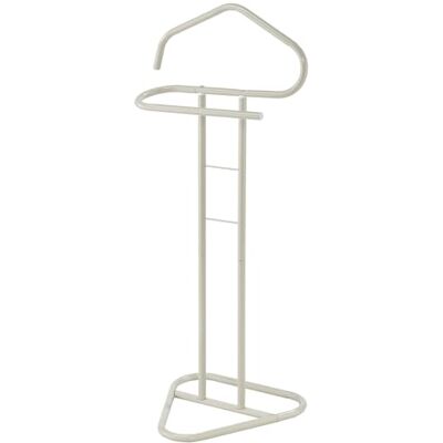 IDIMEX Herrendiener CAMILO, Beige moderner Kleiderständer aus Metall, mit Hosenbügel und Sackohalter, stummer Damen Diener für Schlafzimmer, freistehend IDIMEX Herrendiener CAMILO, Beige moderner Kleiderständer aus Metall, mit Hosenbügel und Sackohalter, stummer Damen Diener für Schlafzimmer, freistehend
