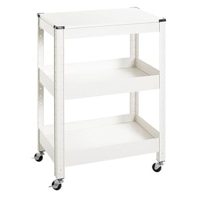 Haku Möbel Servierwagen Weiß 50x32x75cm - Servierwagen Haku Möbel Servierwagen Weiß 50x32x75cm - Servierwagen