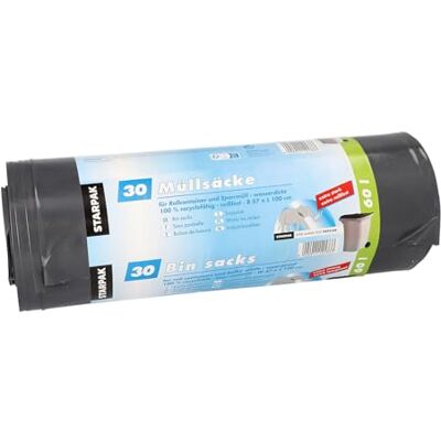 PAPSTAR 120 Müllsäcke, LDPE 60 l 100x57cm grau PAPSTAR 120 Müllsäcke, LDPE 60 l 100x57cm grau