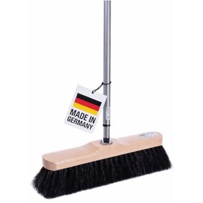 BawiTec Rosshaarbesen Holz lackiert, sehr weiche Borsten Zimmerbesen, Teleskopstiel max. 200cm Lang, Metall-Stiel, mit Gewinde und Stiel BawiTec Rosshaarbesen Holz lackiert, sehr weiche Borsten Zimmerbesen, Teleskopstiel max. 200cm Lang, Metall-Stiel, mit Gewinde und Stiel