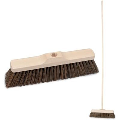 woplus Holzbesen 30 cm mit 150 cm Buchenholzstiel – Kehrbesen mit 22 mm Gewinde, lackiertem Besenkopf & weichen PET-Borsten woplus Holzbesen 30 cm mit 150 cm Buchenholzstiel – Kehrbesen mit 22 mm Gewinde, lackiertem Besenkopf & weichen PET-Borsten