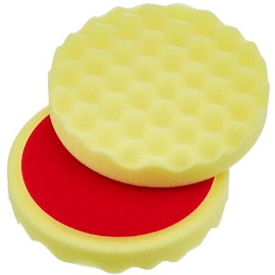 ALCLEAR 5616030M Schleifpad, Auto Polierschwämme, medium gewaffelt, Durchmesser: 160x30 mm, gelb,2er Set, Polierpad polieren Pad Schwamm Autopolitur Polierschwamm f. Poliermaschine ALCLEAR 5616030M Schleifpad, Auto Polierschwämme, medium gewaffelt, Durchmesser: 160x30 mm, gelb,2er Set, Polierpad polieren Pad Schwamm Autopolitur Polierschwamm f. Poliermaschine