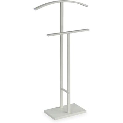 IDIMEX Herrendiener Scott aus Metall, beige lackiert eleganter Stummer Diener mit Hosenbügel, schöner Damendiener mit Kleiderbügel IDIMEX Herrendiener Scott aus Metall, beige lackiert eleganter Stummer Diener mit Hosenbügel, schöner Damendiener mit Kleiderbügel