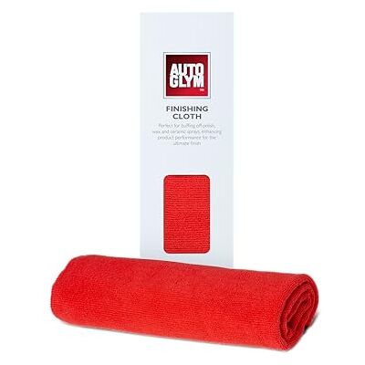 AutoGlym Hi-Tech Finishing Microfasertuch, Ultra saugfähiges Microfasertuch für die Autopolitur sowie das Waschen und Wachsen von Fahrzeuginnen- und -außenräumen, 40 cm x 40 cm Rot AutoGlym Hi-Tech Finishing Microfasertuch, Ultra saugfähiges Microfasertuch für die Autopolitur sowie das Waschen und Wachsen von Fahrzeuginnen- und -außenräumen, 40 cm x 40 cm Rot