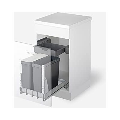 Müllex Abfallsammler TRIOXX 2x 16 L ab 40cm Schrankbreite Einbau Mülleimer Müllex Abfallsammler TRIOXX 2x 16 L ab 40cm Schrankbreite Einbau Mülleimer