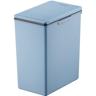 FACKELMANN OSLO Touch Abfallsammler 20L, Stahlblau – Ideal als Mehrfachsammler, leicht & robust mit sanfter Touch-Öffnung FACKELMANN OSLO Touch Abfallsammler 20L, Stahlblau – Ideal als Mehrfachsammler, leicht & robust mit sanfter Touch-Öffnung