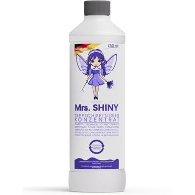 Mrs. SHINY ® Teppichreiniger Konzentrat 1:30 für Sofa & Auto, 750 ml Mrs. SHINY ® Teppichreiniger Konzentrat 1:30 für Sofa & Auto, 750 ml