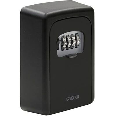 ARREGUI Keeper SEG114 Schlüsselsafe mit Zahlenschloss Schlüsselsafe sicher und robust, für den Außenbereich, mit Code, Schlüsselaufbewahrungsbox, Schwarz ARREGUI Keeper SEG114 Schlüsselsafe mit Zahlenschloss Schlüsselsafe sicher und robust, für den Außenbereich, mit Code, Schlüsselaufbewahrungsbox, Schwarz