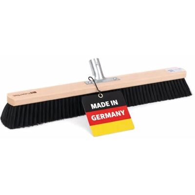 BawiTec Saalbesen Kunsthaar Borsten 80cm Metall-Stielhalter 28mm Besen ohne Stiel Weiche schwarze Kunsthaar-Borsten, Ohne Stiel, Für Innen, Hallenbesen BawiTec Saalbesen Kunsthaar Borsten 80cm Metall-Stielhalter 28mm Besen ohne Stiel Weiche schwarze Kunsthaar-Borsten, Ohne Stiel, Für Innen, Hallenbesen